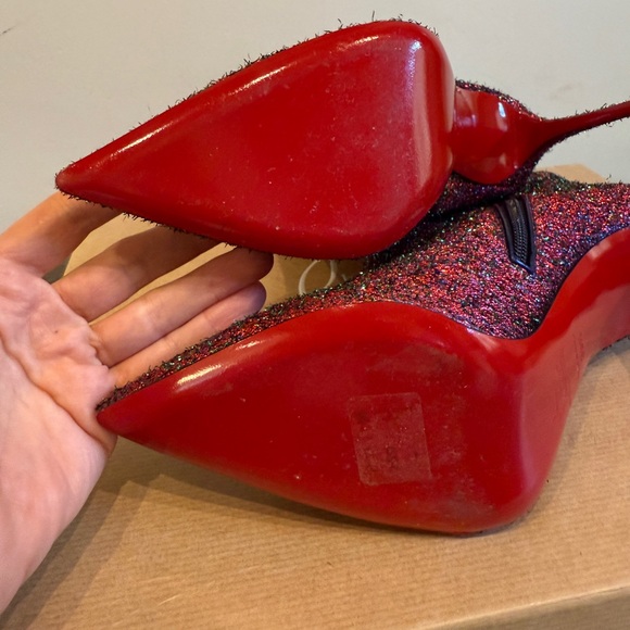 Christian Louboutin So Kate Starlight Lurex Booties, 39.5 - Picture 8 of 12